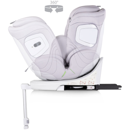 Scaun auto Chipolino Clima Air I-Size 40-150 cm cu sistem Isofix si sezut rotativ cloud [6]