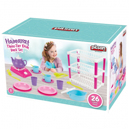 Set de servit ceaiul Pilsan Hamarat Three-Tier Dish Rack [1]