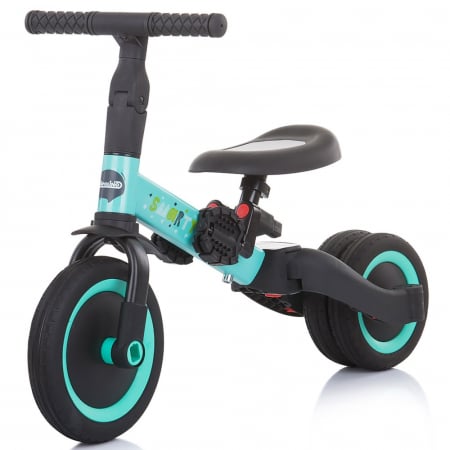 Tricicleta si bicicleta Chipolino Smarty 2 in 1 mint [3]