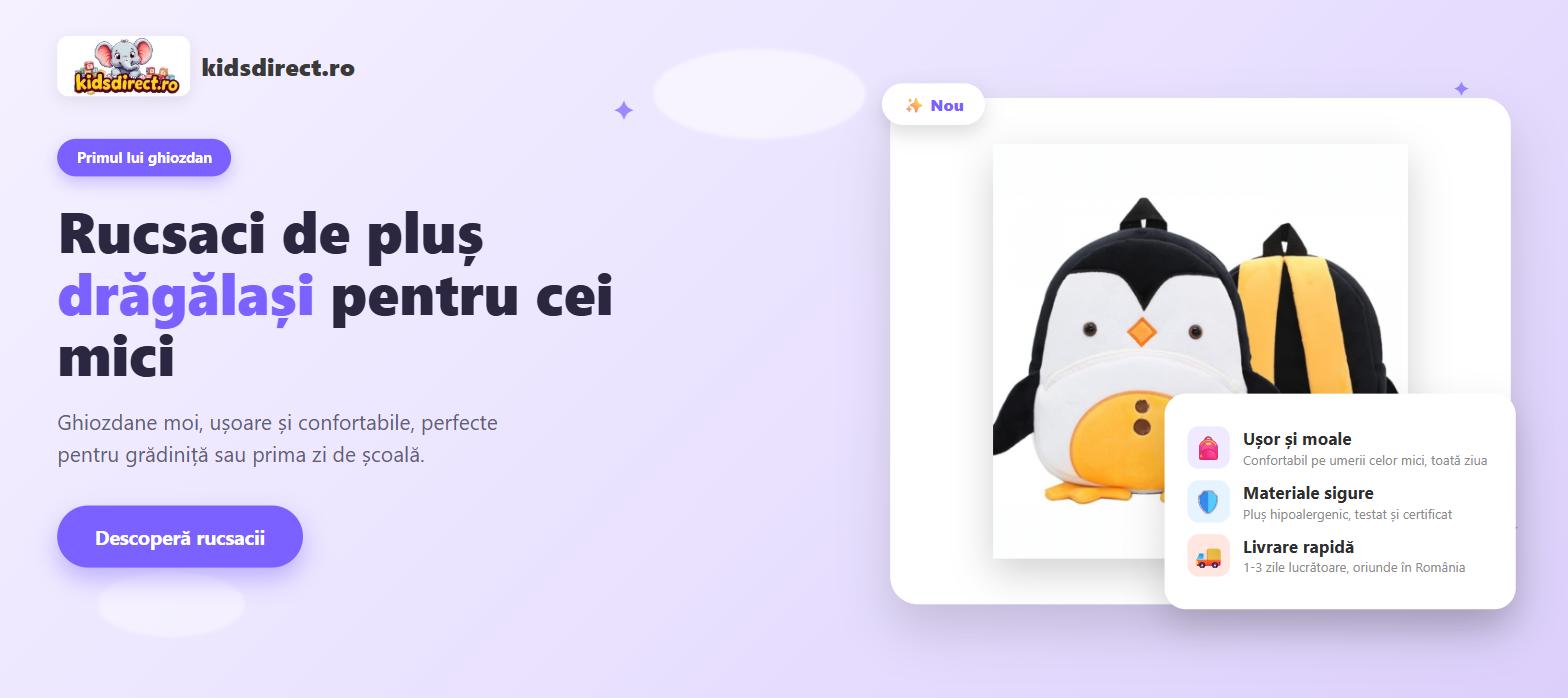 Rucsaci de plus