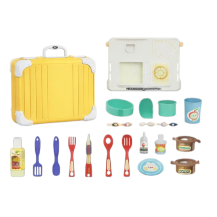 Set jucarie bucatarie, bucatarie copii cu accesorii si ustensile, joc de rol educativ, multicolor, 3+ ani [2]