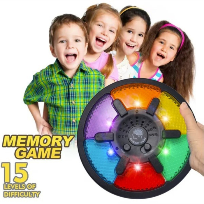 Joc de memorie electronic, consola interactiva cu lumini si sunete, 15 niveluri de dificultate, 6+ ani [2]