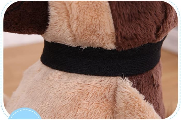 Jucarie de plus, Cainele Bruno, Maro, 30 cm [5]