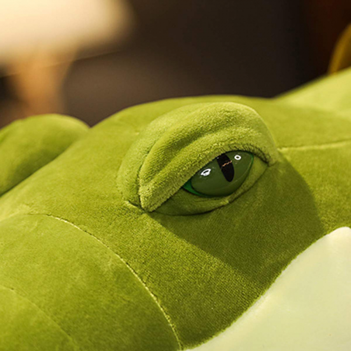 Jucarie de plus, Crocodilul Roco, Verde, 80 cm [5]