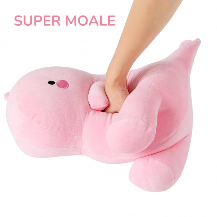 Jucarie de plus Dinozaur Roz Pinka 30 cm copii [6]