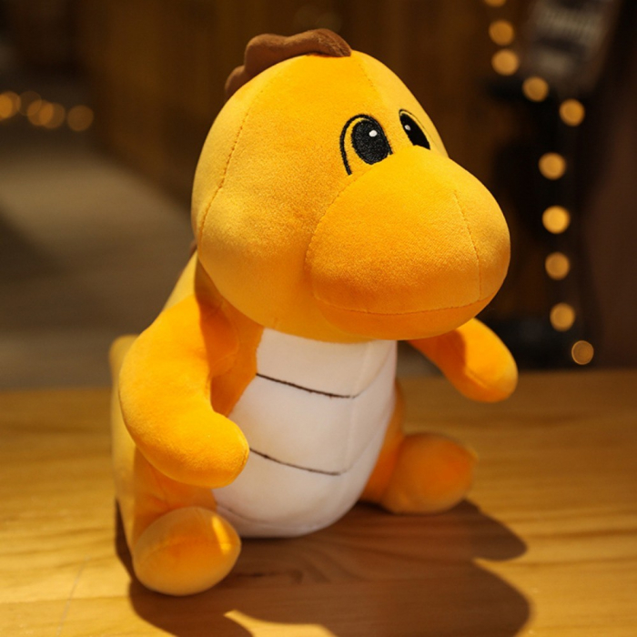 Jucarie de plus Dinozaur Oranj Rexi 30 cm copii [2]