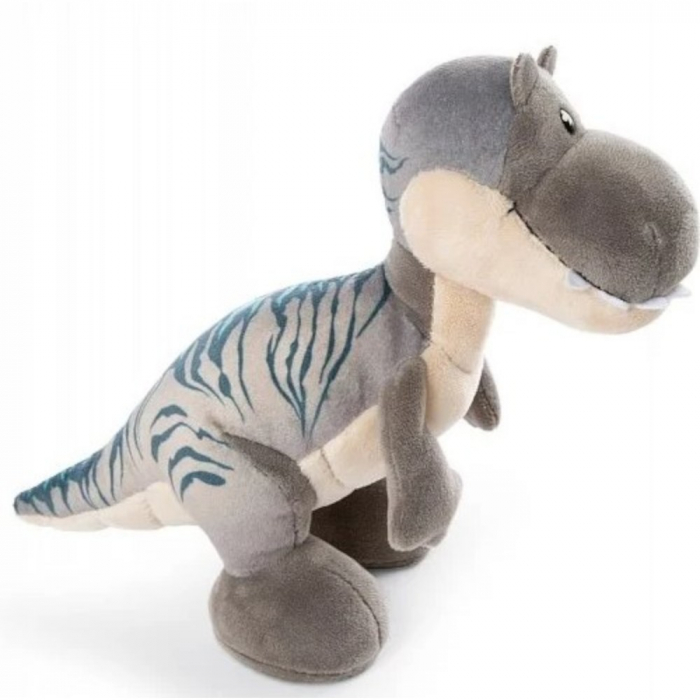 Jucarie de plus, Dinozaurul Rexie, Gri, 30 cm [2]