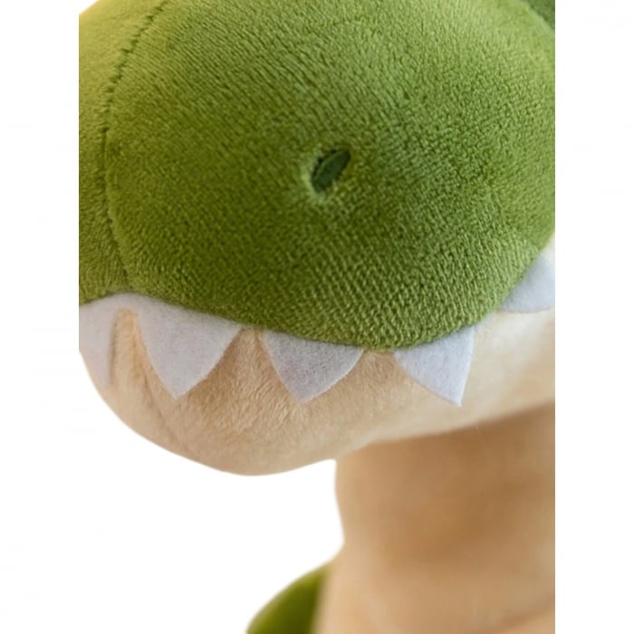 Jucarie de plus, Dinozaurul Rexie, Verde, 30 cm [7]