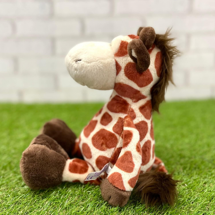 Jucarie de plus, Girafa Tilly, Rosu, 30 cm [7]