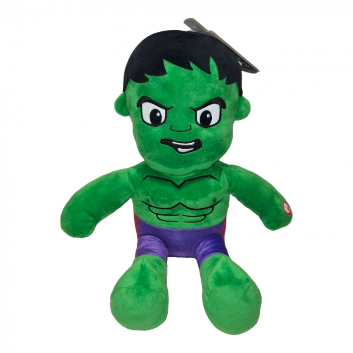 Jucarie de plus, Hulk Marvel, cu sunet, 40 cm [2]