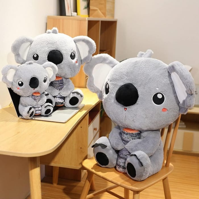 Jucarie de plus Koala Gri Koko 30 cm copii [4]