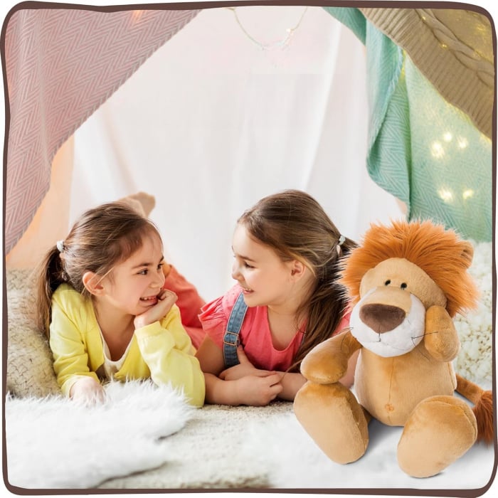 Jucarie de plus, Leul Simba, Maro, 30 cm [5]