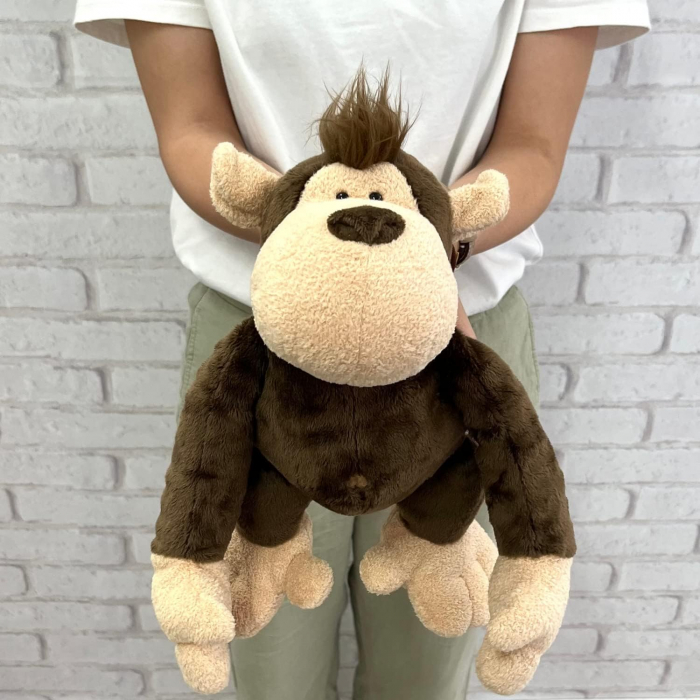 Jucarie de plus, Maimutica Kiki, Maro, 30 cm [4]