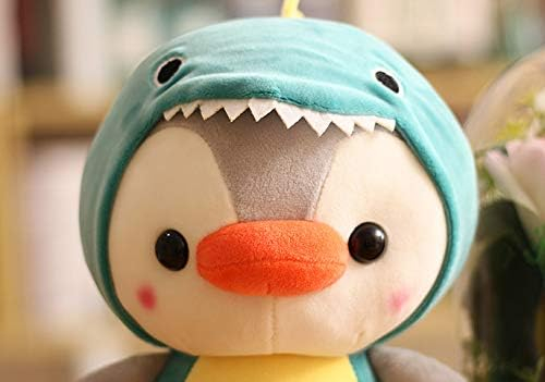 Jucarie de plus, Pinguinul Dino, Albastru/Gri, 23 cm [3]