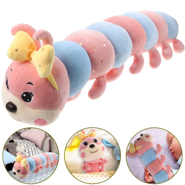 Jucarie de plus, Omida Cozy, Roz/Bleu, 100 cm [7]