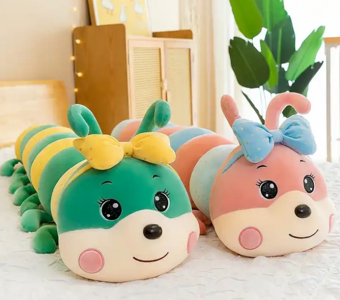 Jucarie de plus, Omida Cozy, Verde/Galben, 100 cm [5]