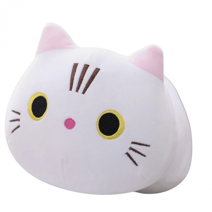 Jucarie de plus Pisica Alba Snowy 25 cm copii [1]