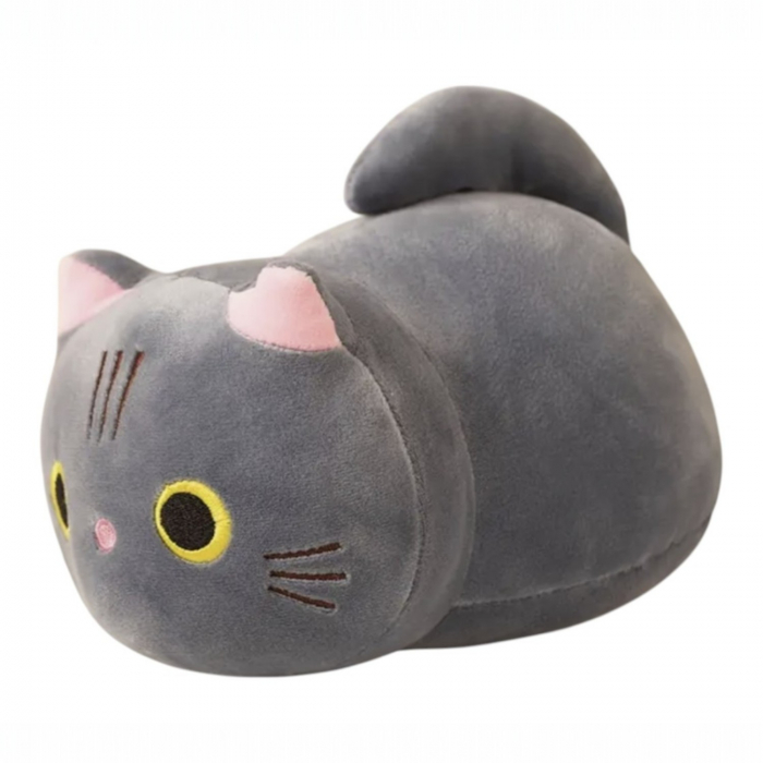 Jucarie de plus Pisica Gri Smokey 25 cm copii [2]