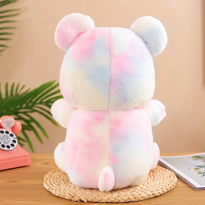 Jucarie de plus, Ursuletul Colorici, Roz, 35 cm [3]