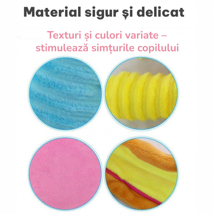 Jucarie senzoriala Maimutica de plus Mimo 25 cm bebelusi [5]