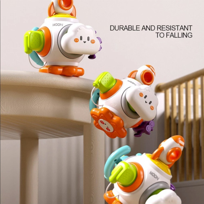 Jucarie senzoriala pentru bebelusi, jucarie interactiva cu rotite si butoane, dezvoltare simturi, multicolor, 6–24 luni [7]