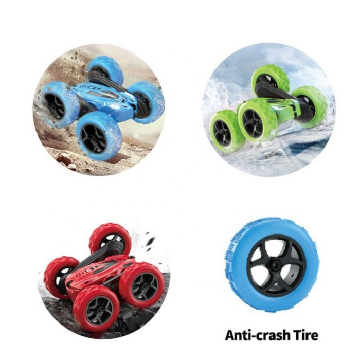 Masina cu telecomanda RC Stunt Car, cascadorii 360°, rotire fata-verso, roti anti-soc, 4x4 [2]