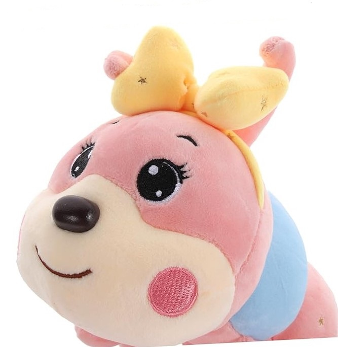 Jucarie de plus, Omida Cozy, Roz/Bleu, 80 cm [7]