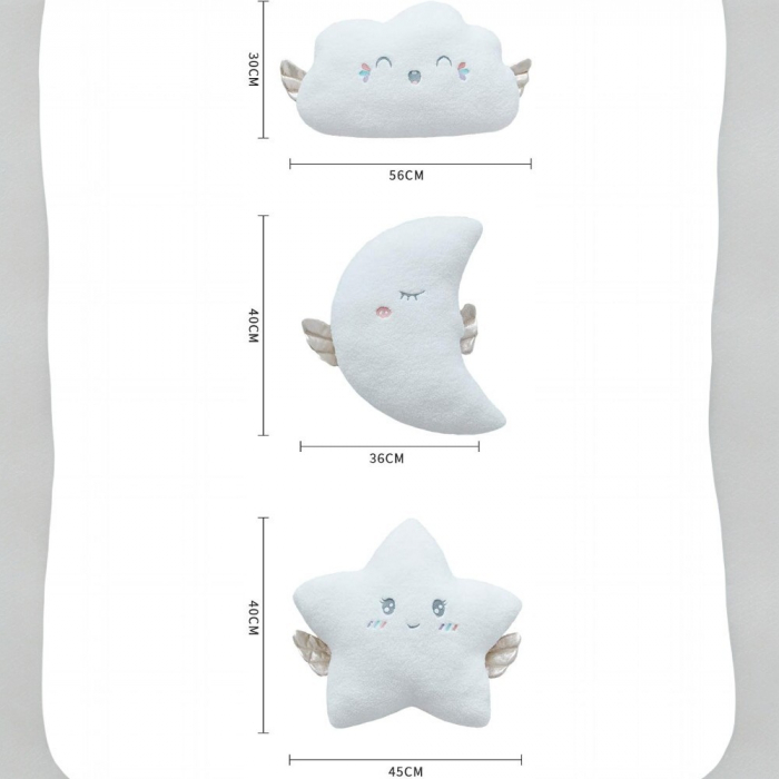 Perna de plus Luna Alba copii Luni 40x36 cm [7]