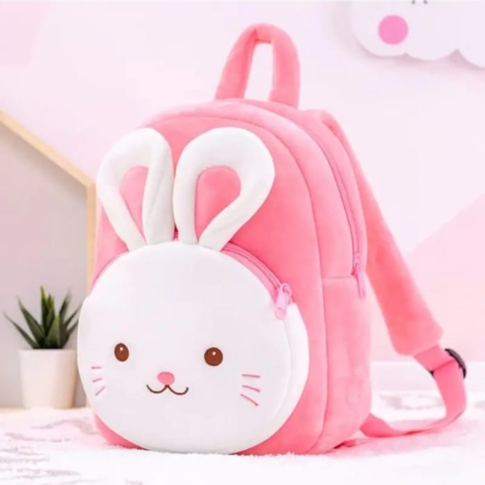 Rucsac de plus Iepuras Roz Bunny Boo 28 cm fetite [3]