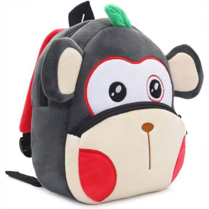 Rucsac de plus Maimutica Neagra Mimo 26 cm copii [4]