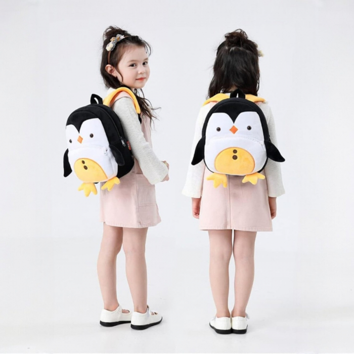 Rucsac de plus Pinguin Pingu 26 cm copii [6]