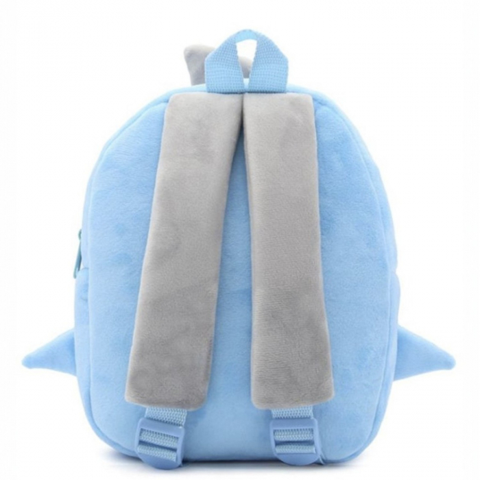 Rucsac de plus Rechin Albastru Sharko 26 cm copii [3]