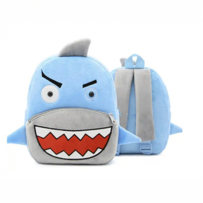 Rucsac de plus Rechin Albastru Sharko 26 cm copii [1]