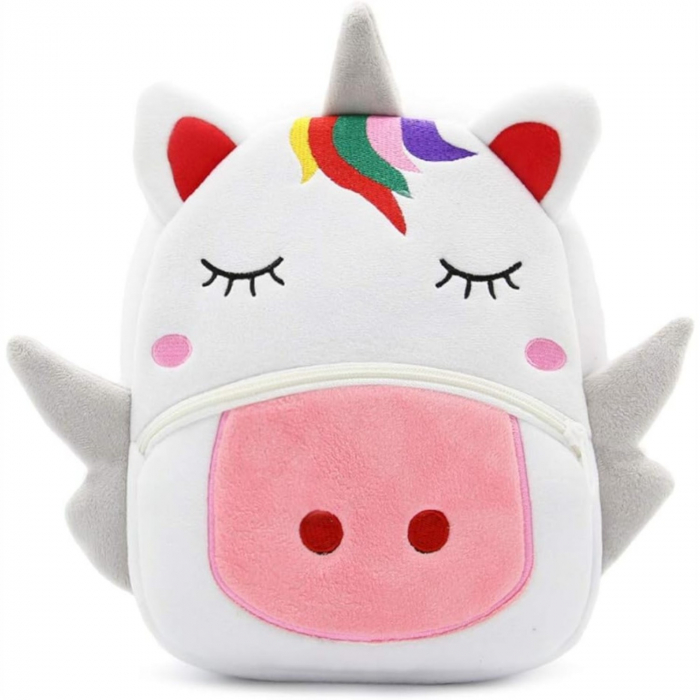 Rucsac de plus Unicorn Alb Snowcorn 26 cm fetite [7]