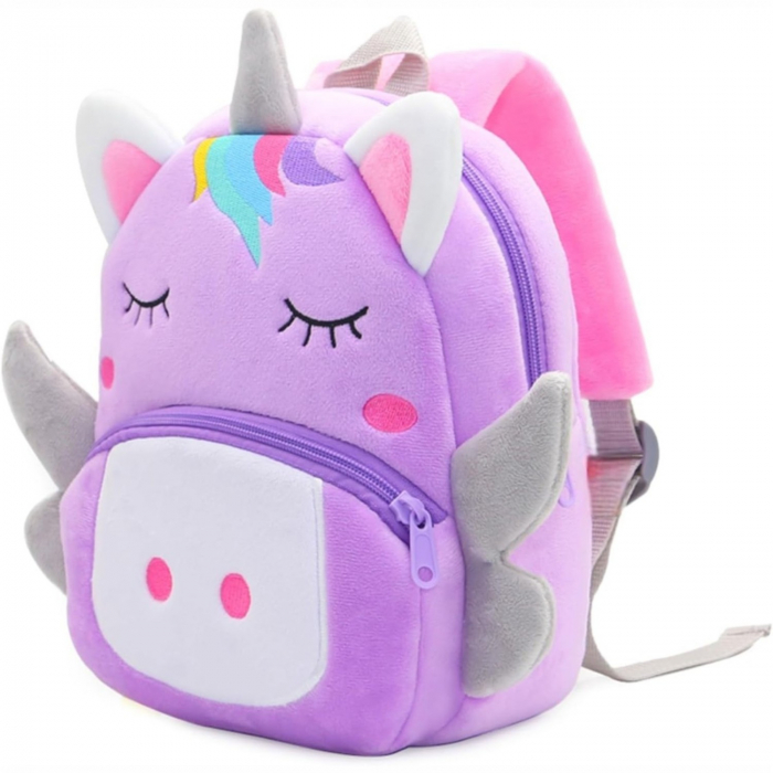 Rucsac de plus Unicorn Mov Lilacorn 26 cm fetite [6]