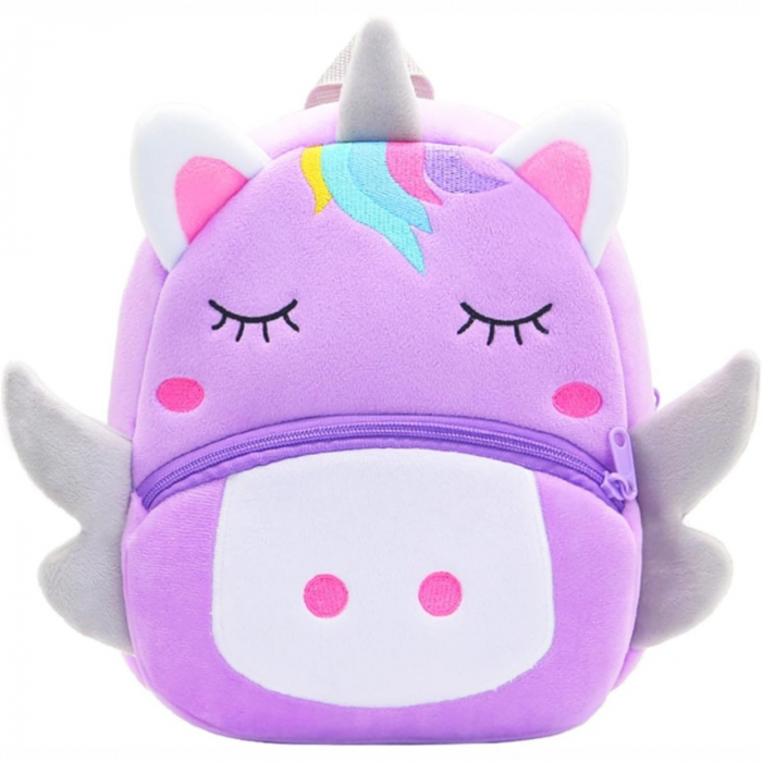 Rucsac de plus Unicorn Mov Lilacorn 26 cm fetite [7]