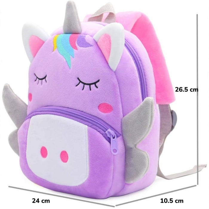 Rucsac de plus Unicorn Mov Lilacorn 26 cm fetite [2]