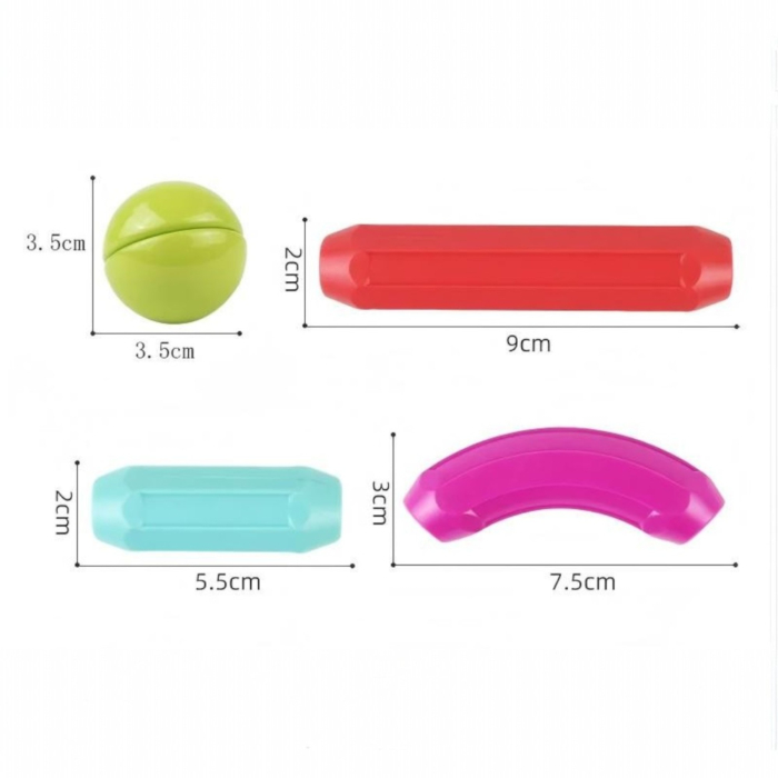 Set constructie magnetic, joc educativ STEM cu piese magnetice colorate, constructii 3D, dezvoltare creativitate, 3+ ani [13]