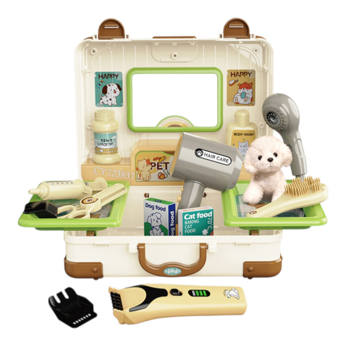 Set jucarie Pet Shop, magazin de animale cu figurine si accesorii, joc de rol educativ pentru copii, multicolor, 3+ ani [2]