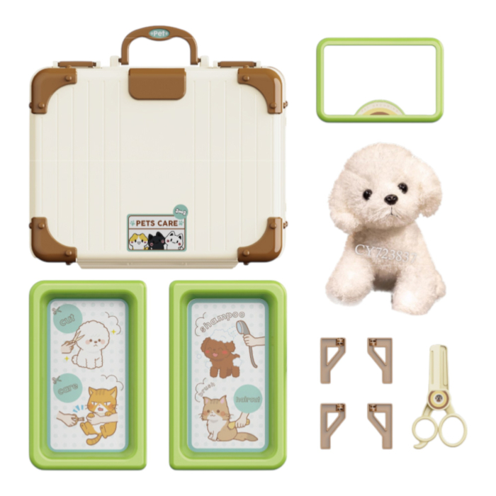 Set jucarie Pet Shop, magazin de animale cu figurine si accesorii, joc de rol educativ pentru copii, multicolor, 3+ ani [3]