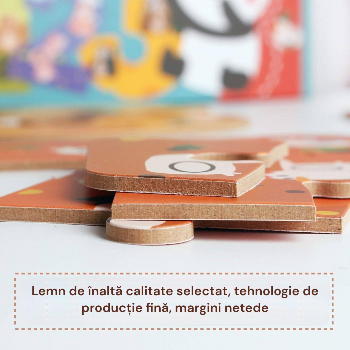 Set Puzzle cu Numere si Animale - O Calatorie Educativa in Lumea Cunoasterii [6]
