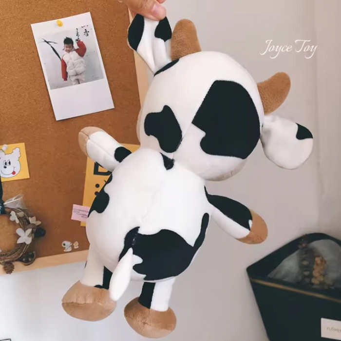 Jucarie de plus, Vacuta Cowie, Alb/Maro, 40 cm [5]