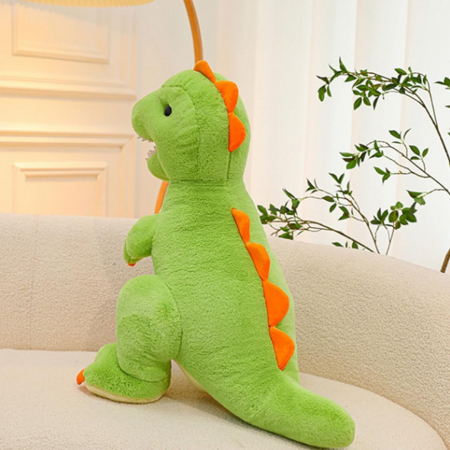 Jucarie de plus, Dinozaurul T-Rex, Verde, 35 cm [5]