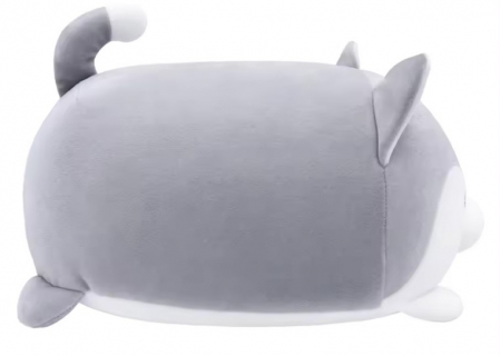 Jucarie de plus, Husky, Gri/Alb, 35 cm [5]