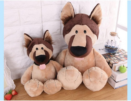 Jucarie de plus, Cainele Bruno, Maro, 30 cm [5]