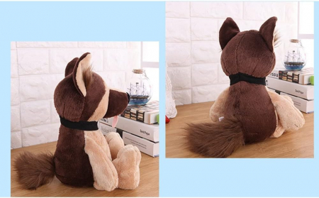 Jucarie de plus, Cainele Bruno, Maro, 30 cm [2]