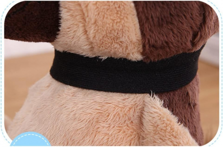 Jucarie de plus, Cainele Bruno, Maro, 30 cm [4]