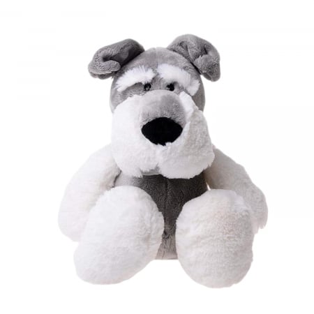 Jucarii de plus - Jucarie de plus, Cainele Dusty, Gri, 30 cm
