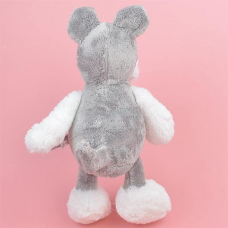 Jucarie de plus, Cainele Dusty, Gri, 30 cm [4]