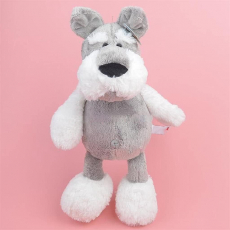 Jucarie de plus, Cainele Dusty, Gri, 30 cm [1]
